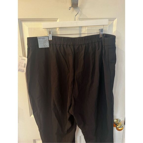 Catherine’s Refined Black Pull On Pants sz 2XWP NWT - Picture 7 of 9